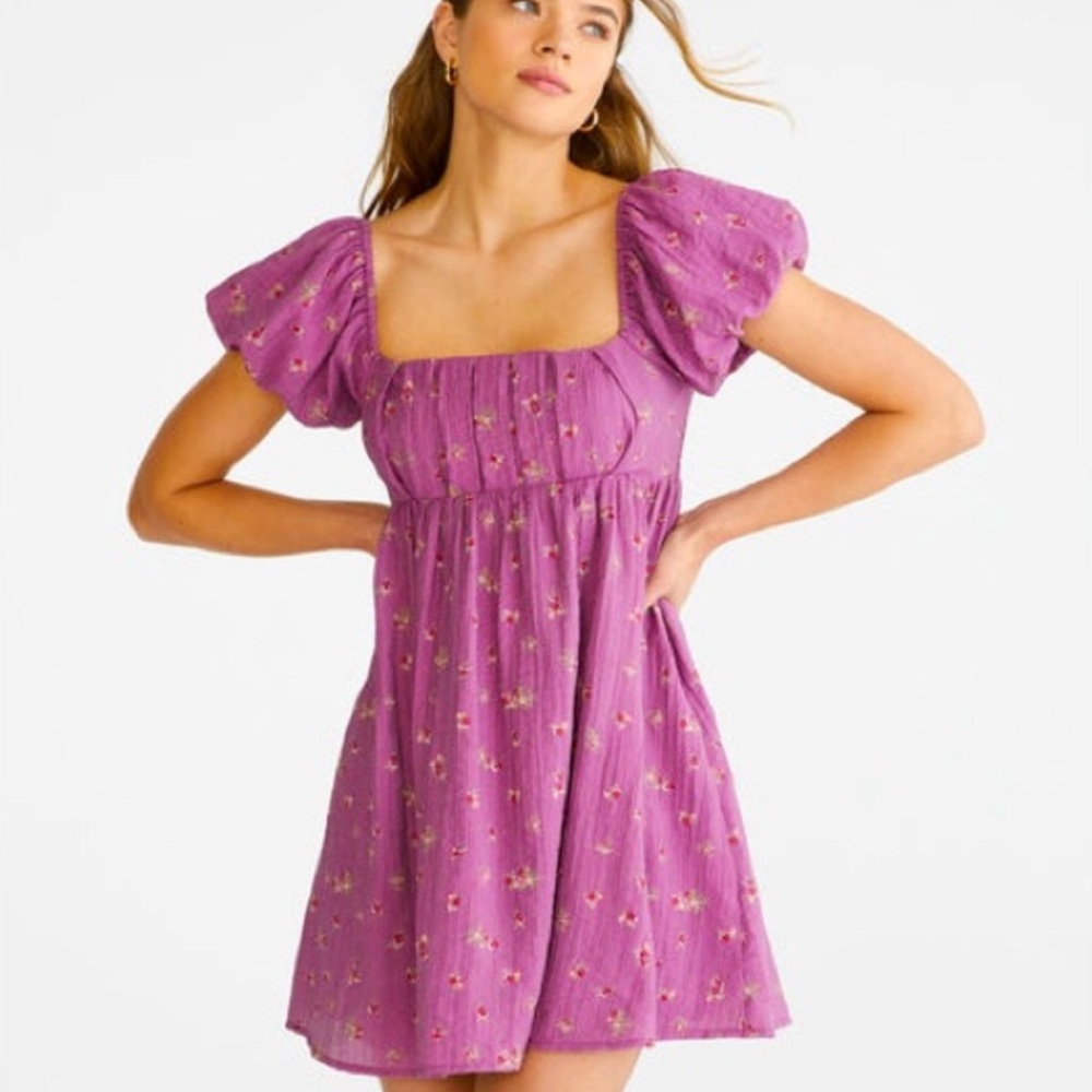 Aeropostale Lavender Smocked Dress
